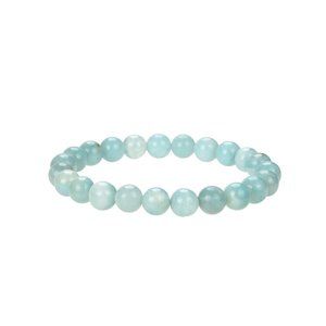 Amazonite Gemstone Stretch Bracelet 8mm